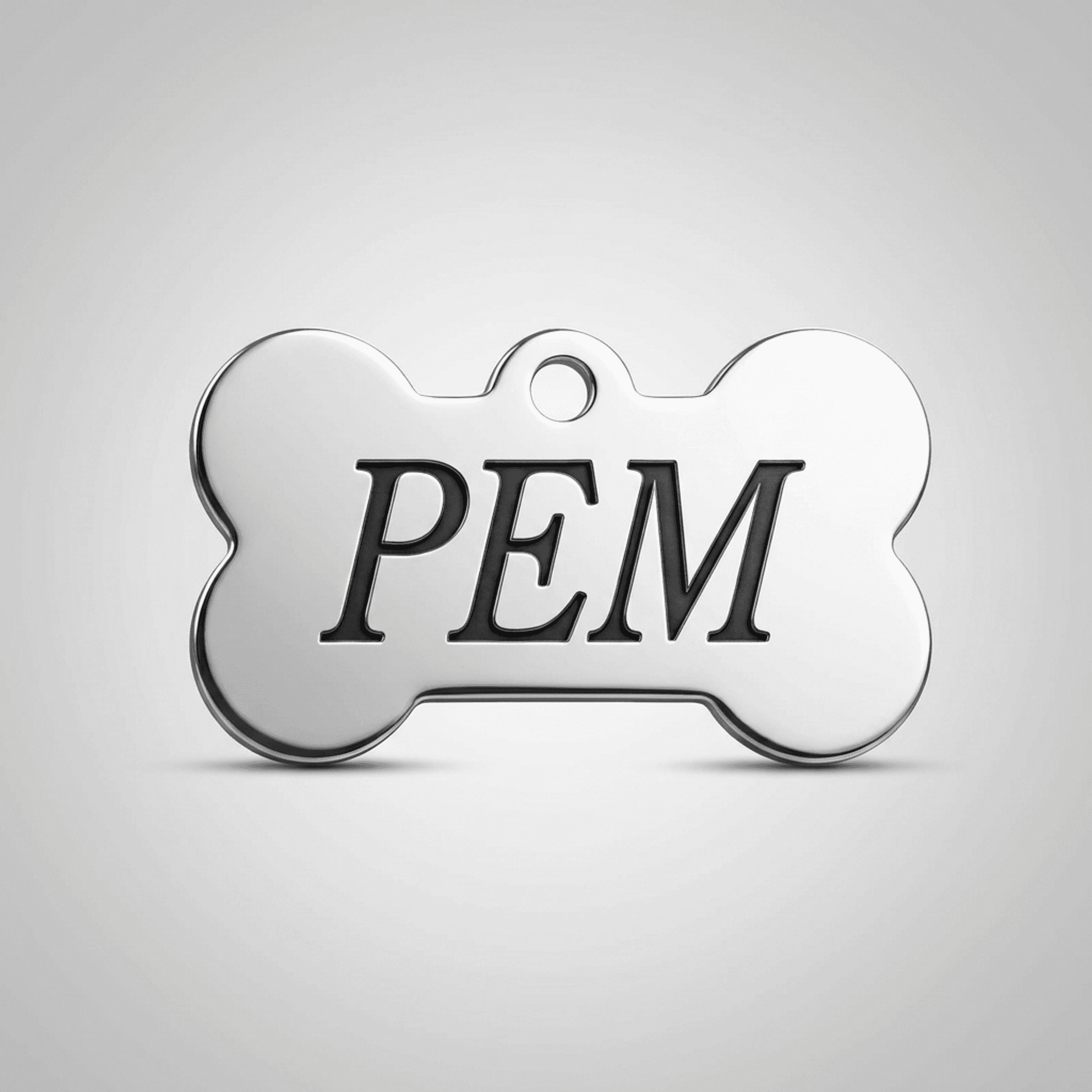 Адресник-кісточка з іменем PEM